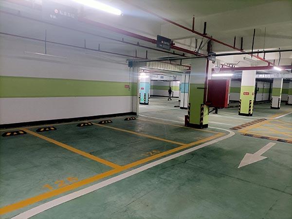 武功小区划线